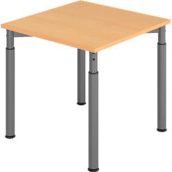 MC, Schreibtisch, MyTable Y Schreibtisch mit Gestell Graphit (800 x 800 x 680 mm)