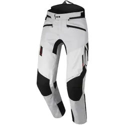Macna Novado 2.0 NightEye wasserdichte Motorrad Textilhose, schwarz-grau, Größe XL für Männer