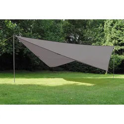 Sonnensegel HIGH PEAK "Tarp", grau, Sonnensegel, B/T: 400cm, Polyester, B:400cm H:200cm