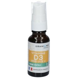 Laboratoire des Granions® Pflanzliches Vitamin D3 1000 IE - Sprayflasche