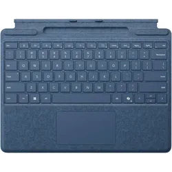 Microsoft Surface Pro Keyboard mit Stiftaufbewahrung Tastatur mit Touchpad blau