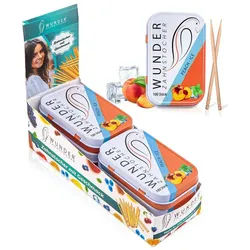 Wunder Zahnstocher Mundpflegecenter Wunder Zahnstocher Display 6er Pack Pfirsich/Ice