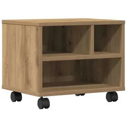 vidaXL Druckertisch Druckerständer Artisan-Eiche 41 x 32 x 34,5 cm Holzwerkstoff (1-St)