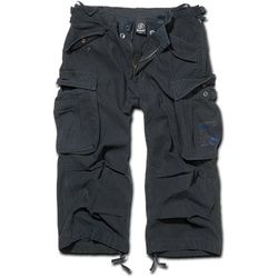 Brandit Industry 3/4 Shorts, schwarz, Größe S