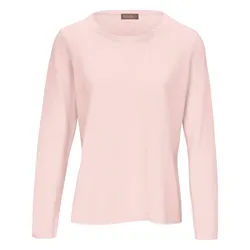 Le pull encolure ronde include rosé