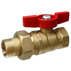 Kugelhahn mit Verschraubung 3/4'' IG x 1'' AG