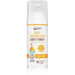 WoodenSpoon Baby & Family schützende Sonnenmilch SPF 30 50 ml