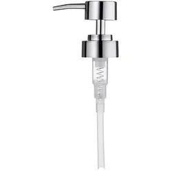 Seifenspenderpumpe Kim ABS-Kunststoff silber glänzend 6,5x3,5x10,0cm