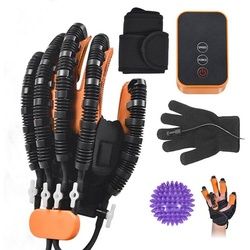 MAGICSHE Handmuskeltrainer Rehabilitationsroboter-Handschuhe für Schlaganfall-Erholungsübungen Linke Hand-XL