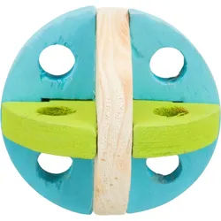 TRIXIE Spiel- und Snackball, Holz, Ø 8 cm