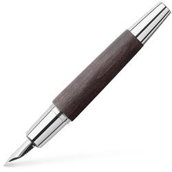 Faber-Castell E-Motion Füller Holzschaft schwarz Breit | Füllfederhalter, Füllhalter, Edel, Hochwertig, Luxus, Schreibgeräte