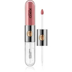 KIKO Milano Unlimited Double Touch langanhaltender flüssiger Lippenstift mit Glanz Farbton 120 Rosy Mauve 6 ml