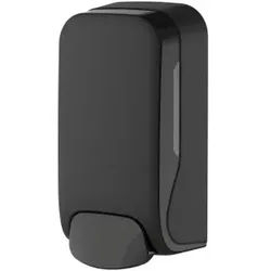 Semy Top Seifenspender, 1.000 ml, matt, Eleganter Seifenspender ideal für Flüssigseife mit robuster Verarbeitung, Farbe: schwarz matt