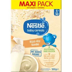 Nestle Baby Cereals Reis Vanille Glutenfrei Baby 6+ Monate Dose 500g