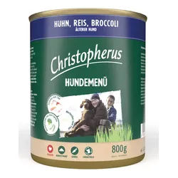 Allco Christopherus Hundemenü Senior - mit Huhn, Reis & Brokkoli 6x800 g