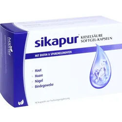 Sikapur Kieselsäure Softgel-Kapseln mit Biotin 90 ST