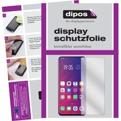Dipos Displayschutzfolie Crystalclear (1 Stück, Oppo Find X), Smartphone Schutzfolie