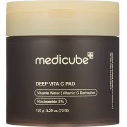 Medicube Gesichtspflege DEEP VITA C PAD, intensive Aufhellung & Anti-Pigment-Wirkung weiß