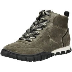 Sneaker PAUL GREEN "Paul Green Sneaker Veloursleder", Damen, Gr. 38,5, grün (olive), Veloursleder, Schuhe Sneaker