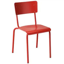 Stapelstuhl College rot, Designer Perfecta, 79.5x46x50 cm
