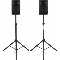 Pronomic E-210 MA 10" Aktivbox 400 Watt Stativ Set