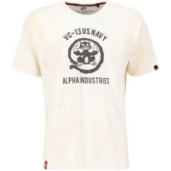 Alpha Industries T-Shirt »ALPHA INDUSTRIES Men - T-Shirts USN Cat T« Alpha Industries vintage white/black XL