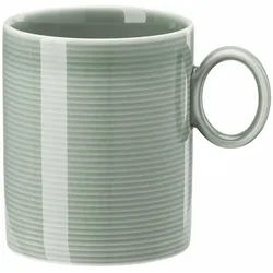 Thomas Porzellan Becher Loft Colour Moss Green Becher mit Henkel gr.0,38 l, Porzellan, Tassen grün