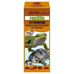Sera reptilin | 15 ml Ergänzungsfutter für Schildkröten
