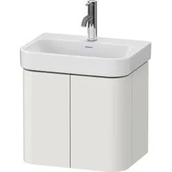 Duravit Happy D.2 Plus Waschtischunterbau wandhängend Nordic Weiß Seidenmatt 475x350x415 mm - HP4384 HP4384039390000
