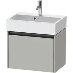 Duravit Ketho.2 Waschtischunterbau wandhängend Betongrau Matt 584x390x440 mm - K25073007070000 K25073007070000