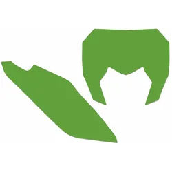 Blackbird Sherco SE/SE-F Green Plate Fonds