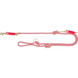 TRIXIE Soft Rope Verlängerungsleine, 2,00 m / Ø 10 mm, rot/creme