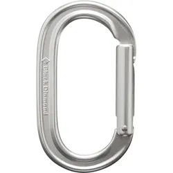 Black Diamond Oval Keylock Carabiner polished (0013) ALL