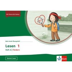 Mein Anoki-Übungsheft. Lesen 1. Heft A Fördern. Übungsheft Klasse 1