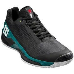 Wilson Rush Pro 4.0 Clay/Sandplatz 2024 schwarz Herren Tennisschuh schwarz 45 1/3 EU