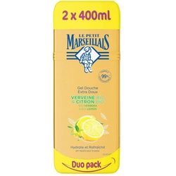 Le Petit Marseillais - Duschgel 'Eisenkraut & Bio Zitrone' Duo 2x400 ml Unisex