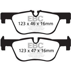 EBC Brakes Bremsbeläge Hinten Rechts Links für BMW 4 3 1 2