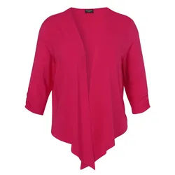 VIA APPIA DUE Strickjacke mit Wasserfall-Front rot 54