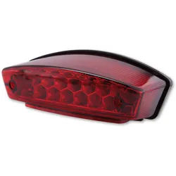 SHIN YO LED-Rücklicht MONSTER, rotes Glas, E-gepr., schwarz