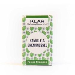 Klar-Seifen - Klar's festes Shampoo Kamille Brennnessel (für störrisches Haar) 100 g