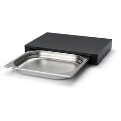 CONTINENTA Schneidebrett 39 x 27 x 5 cm aus DURACORE mit Edelstahl-Schublade