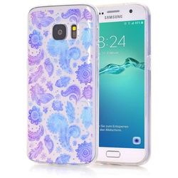 Silikon Hülle für Samsung Galaxy S7 - Blumen