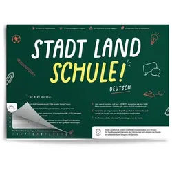 BrainBox Spiel Simon & Jan - Stadt Land Schule - Deutsch