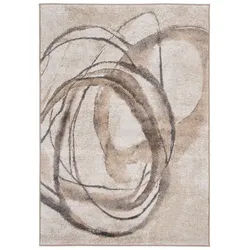 Webteppich Perle in Beige ca. 120x170cm