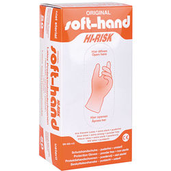 SERVOPRAX Soft Hand Hi Risk Latex Puderfrei Gr. M 50 Stück