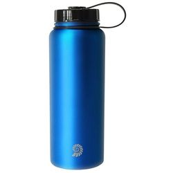 Origin Outdoors Trinkflasche, Origin Outdoors Trinkflasche 'WH-Edelstahl' - 1 L blau metallic blau