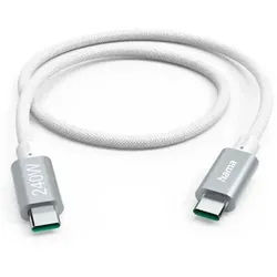 Hama Ladekabel USB-C - USB-C, 240W, Full-Featured, USB 3.2 Gen1, 5Gbit/s, 1,5m