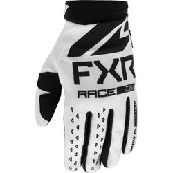 FXR Reflex 2023 Motocross Handschuhe, schwarz-weiss, Größe S