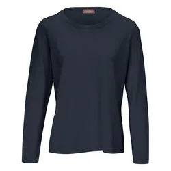 Le pull encolure ronde include bleu