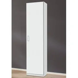 priess Kleiderschrank Bilbao Türanschlag links oder rechts weiß 48 cm x 193 cm x 36 cm